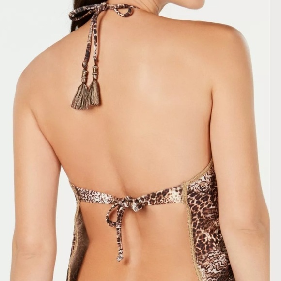 Becca Purfection Printed Ribbed Tankini Swim Top - Picture 2 of 5